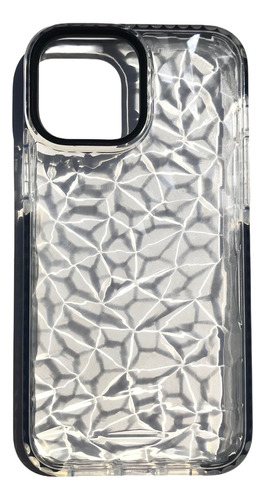 Funda Tpu Diamantes Evo Tech Gem Transparente Para iPhone