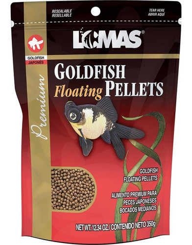 Lomas Japones Pellets 350 Grs Acuario Peces Pecera Japones Crecimiento Color Nutricion