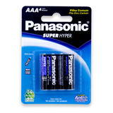 04 Pilhas Aaa Palito Comum Panasonic Original Mouse Teclado 