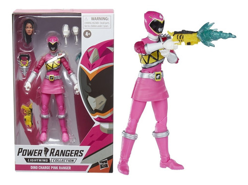 Figura Dino Charge Pink Power Rangers Lightning Collection