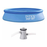 Alberca Piscina Inflable Circular 2.44 M Easy + Bomba Intex