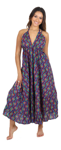 Vestido Super Hippie Importado De India Mandala Moda Hindu 2