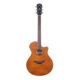 Guitarra E-acustica Yamaha Apx600fm-am Flamed Maple Ambar