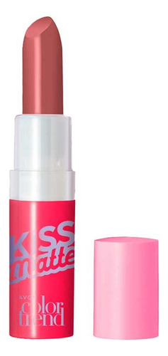 Color Trend Kiss Matte Batom Avon Pink Dopami/nude Plenit/px Cor Nude Plenitude