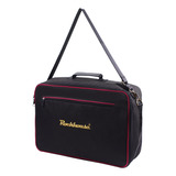 Pedalera Oxford Bag Para Guitarra Con Correa De Tela (negra)