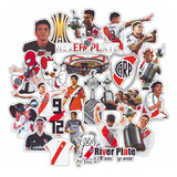 Pack Stickers Calcos Vinilos Fútbol River Plate - Termo Celu