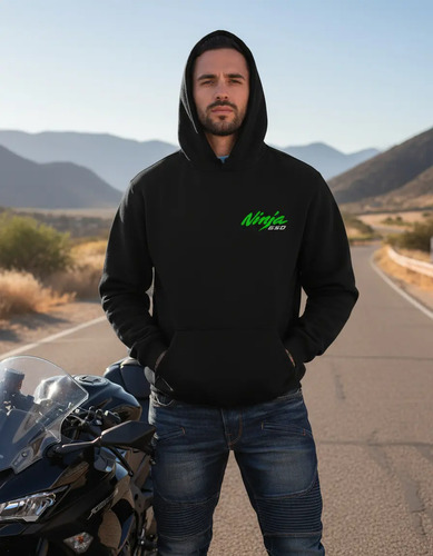 Sudadera Ninja 650 Kawasaki Biker Motociclista