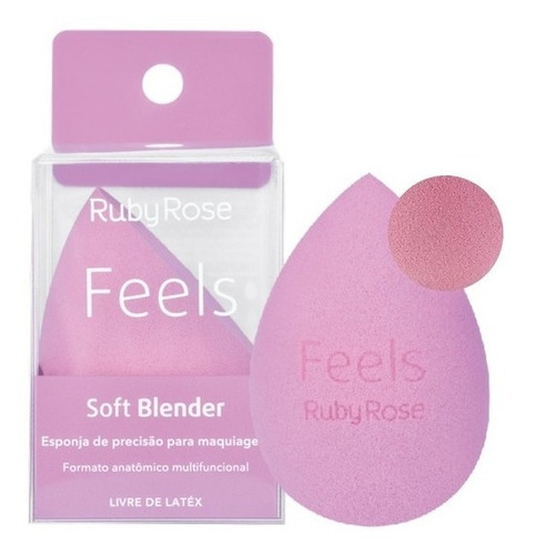 Esponja De Maquillaje Feels Soft Blender Ruby Rose 