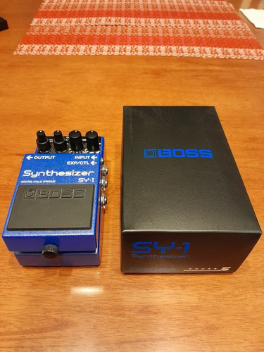 Pedal De Efecto Boss Synthesizer Sy-1  Azul