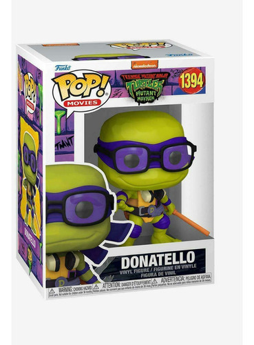 Funko Pop! Tortugas Ninja Mutant Mayhe - Donatello #1394