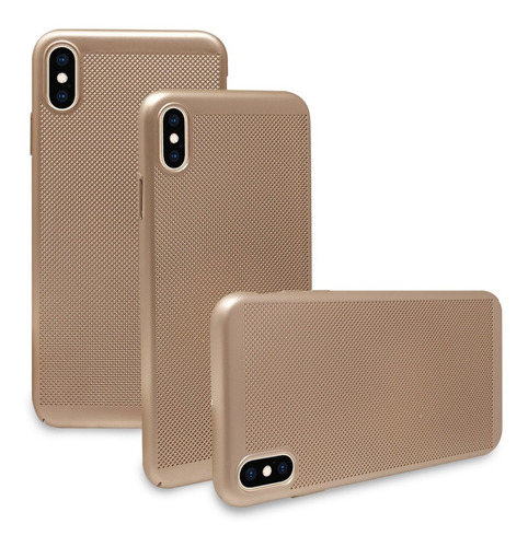 Funda Slim Para iPhone XS Max Case Con Cristal Protector 9h