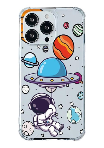 Case Funda Protector De Astronauta Transparente Para Zte