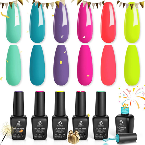 Kit De Manicura Uv Con Gel Para Uñas Beetles