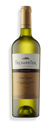 Vino Blanco Trumpeter Reserva Pinot Grigio 750ml Mendoza