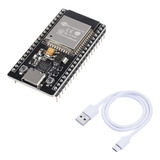 Nodemcu Esp32 Wifi + Bluetooth 4.2 Iot Wroom Usb-c + Cable