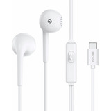 Audífonos In-ear Manos Libres Tipo Usb C Aut124 Color Blanco