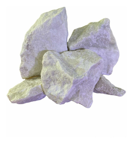 Rocas Piedras Blanca Adorno Decoración Pecera Acuario X 5 Kg