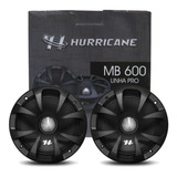 Par Alto Falante Midbass Hurricane Pro Mb600 6  500w Rms