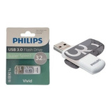 Philips Pendrive Vivid 32gb Usb 3.0 Pivot Fm32fd00b Ecoffice