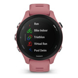 Reloj Garmin Forerunner 255s Smartwatch Triatlon Pequeño Color Del Bisel Rosa Claro