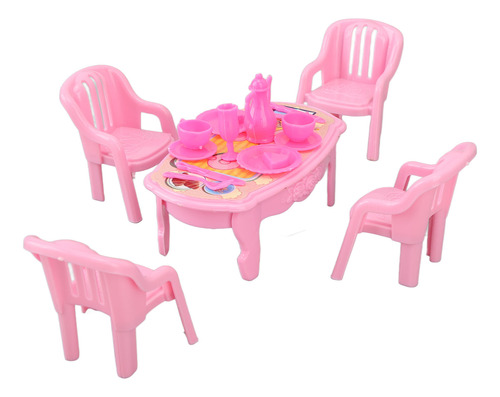 Sillas De Mesa De Comedor Dollhouse, Tamaño 1:16, Seguras, D