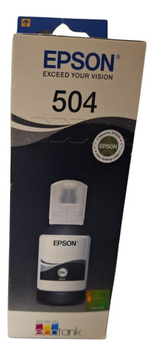 Tinta Epson Botella 504 Negro 127ml