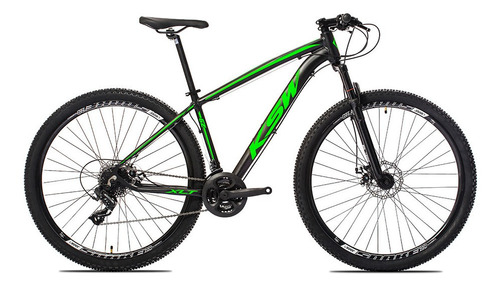 Bicicleta Aro 29 Ksw Shimano 24v Hibrida Garfo Alumínio E K7