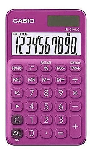 Calculadora Casio De Bolso 10 Dígitos Sl-310uc-rd - Pink
