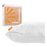 4 Funda Protector De Almohada Impermeables Dreamlab-estándar