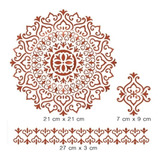 Stencil Pintura Especial Mandalas 30x30 Stqg-025 Litoarte