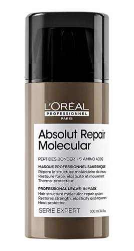 Leave In Loreal Absolut Repair Molecular 100ml