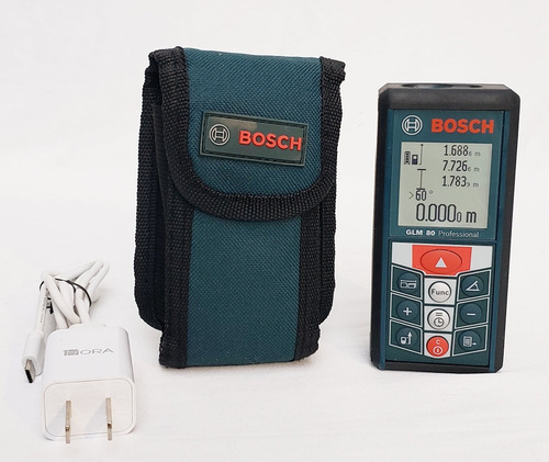 Distanciometro Telemetro Laser Bosch Glm 80 Recargable 80mts