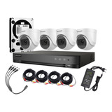 Kit Camaras Hikvision Audio Microfono 4ch Fhd 1080p 1tb