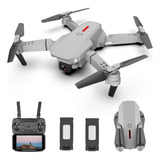 1 Mini Drones Baratos Com Câmera E525/e88 4k +2 Bateria