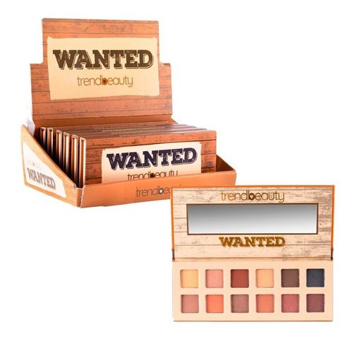 Trend Beauty Sombras Paleta Wanted #tbe12-b