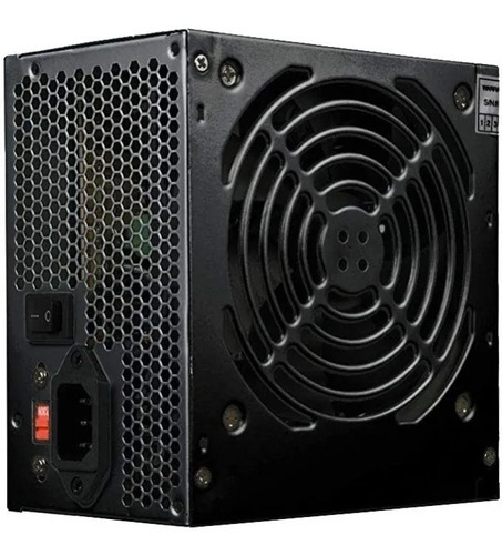 Fonte Atx Pc 500w Reais Bivolt Silenciosa Cor Preto