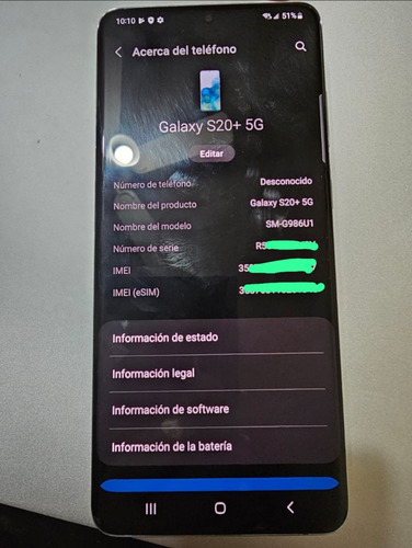 Samsung Galaxy S20+ Plus 5g | Snapdragon 128gb 12gb Ram