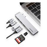 Hub Multifuncional Macbook Pro Air 3 Puertos Usb3.0 Sd Tf Pd