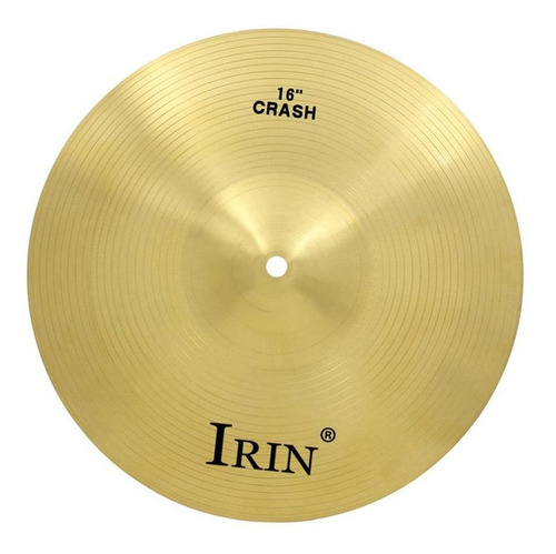 16  Crash Cymbal Brass Hand Cymbal Gong Set Para