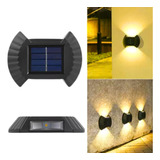 Luminária Parede Solar Externa Kit 4 Pcs Arandela Promoção 