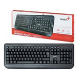 Teclado Genius Kb 118 Usb Black Español Resistente