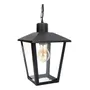 Farol Colgante Con Cadena Vidrio Metal 28cm Exterior E27 Led | Envío gratis