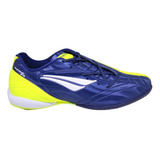 Chuteira Penalty  Futsal Digital Pro Xx Azul-amarelo-branco