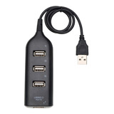 Zapatilla Usb Hub 4 Puertos 2.0 Alta Velocidad Pc Movil Gps