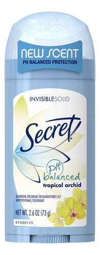 Secret Invisible Solid Tropical Orchid Antitranspirante/deso