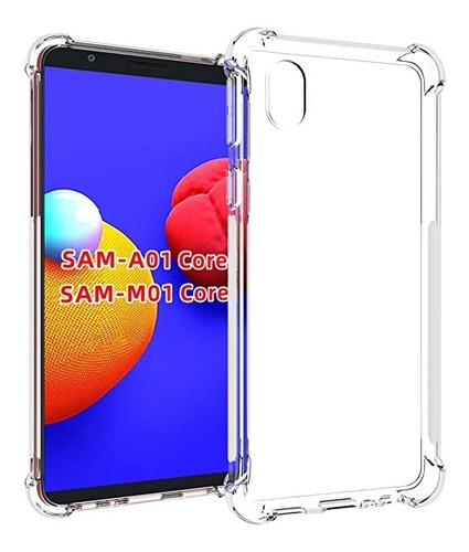 Funda Alto Impacto Para Samsung A01 Core + Templado