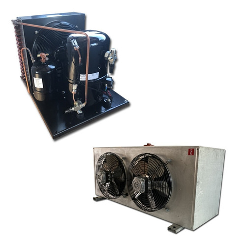 Unidad Condensadora + Evaporador 2hp Camara Frigorifica
