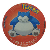 Mousepad De Tazo Pokemon Modelo #143 Snorlax