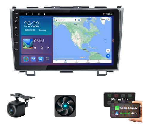 Estereo Para Honda Crv 2006-2011  Con Carpaly Android Auto