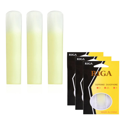 Cañas De Resina Para Saxofón Soprano Riga, 3 Unidades